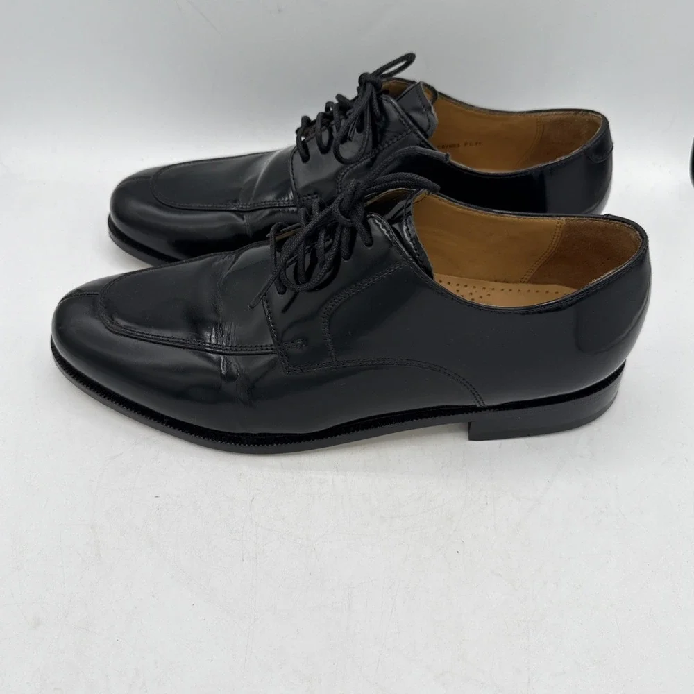 Cole Haan Black Lace Ups‎ Dress Shoes Size 8M Pre-owned Air Insoles